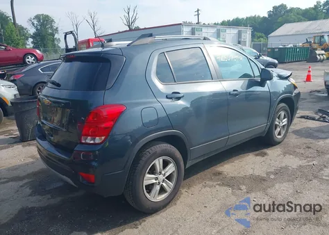 2021 Chevrolet Trax Awd Lt из США, поврежденный, VIN KL7CJPSBXMB326705
